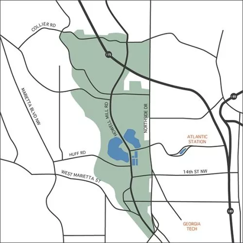 Upper West Side Atlanta Ga Map 